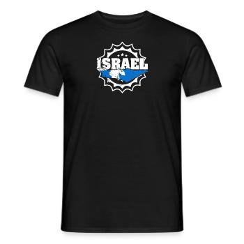 Israel Herkunft Naher Osten Israelische Reise - Männer T-Shirt - Schwarz - Vorne - AI Model Male 178 light (178cm)