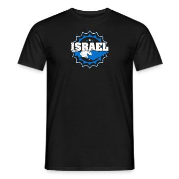 Israel Herkunft Naher Osten Israelische Reise - Männer T-Shirt - Schwarz - Vorne - AI Model Male 178 light (178cm)