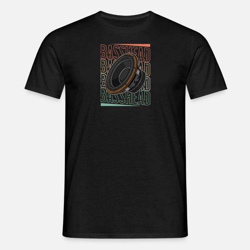 Tontechniker Subwoofer Analog Sound Spruch - Männer T-Shirt - Schwarz