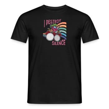 Rettich Gesund Essen Gemüse Salat Schlagzeug - Männer T-Shirt - Schwarz - Vorne - AI Model Male 178 light (178cm)
