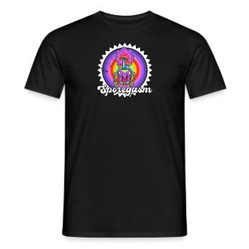 Zombie Mushrooms Ant Biology Student Uni School - Men's T-Shirt - black - Front - AI Model Male 178 light (178cm)