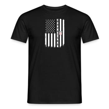 Balkan Kroatien Urlaub Reise Kroate Spruch - Männer T-Shirt - Schwarz - Vorne - AI Model Male 178 light (178cm)