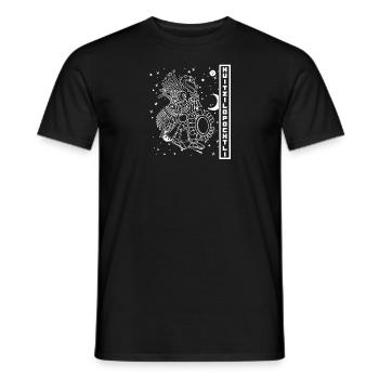Histoire de la divinité aztèque du Mexique et culture maya - T-shirt homme - noir - Devant - AI Model Male 178 light (178cm)