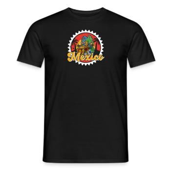 Mexique Histoire Aztec Maya Culture Divinité - T-shirt homme - noir - Devant - AI Model Male 178 light (178cm)