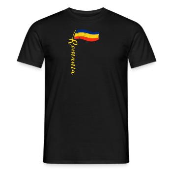 Roumanie Roumanie Vacances Balkans Origine - T-shirt homme - noir - Devant - AI Model Male 178 light (178cm)