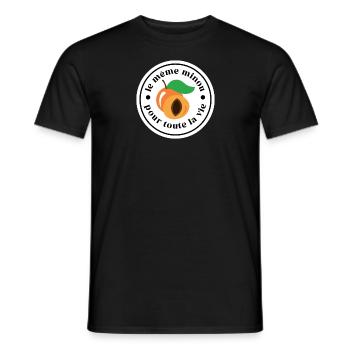 Le même Minou idée Cadeau EVG Garçon Futur Marié - T-shirt homme - noir - Devant - AI Model Male 178 light (178cm)