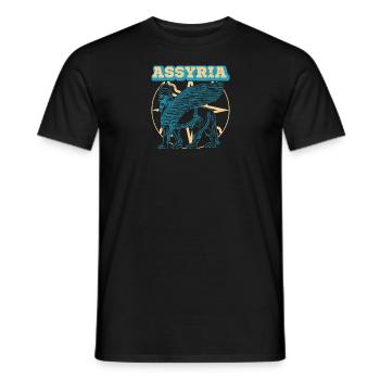 Assyrien Persien Lamassu Iran Mesopotamien Antik - Männer T-Shirt - Schwarz - Vorne - AI Model Male 178 light (178cm)