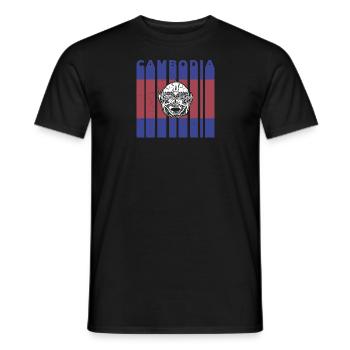 Cambodia Tradition Khmer Culture Asia Flag - Men's T-Shirt - black - Front - AI Model Male 178 light (178cm)