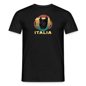 Rom Skulptur Wolf Antik Mythologie Geschichte - Männer T-Shirt - Schwarz - Vorne - AI Model Male 178 light (178cm)