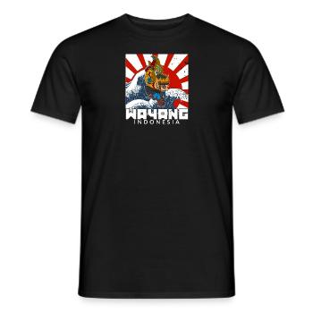 Indonesien Ozeanien Wayang Urlaub Kultur - Männer T-Shirt - Schwarz - Vorne - AI Model Male 178 light (178cm)
