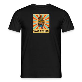 Bali Ozeanien Wayang Indonesien Reise Urlaub - Männer T-Shirt - Schwarz - Vorne - AI Model Male 178 light (178cm)