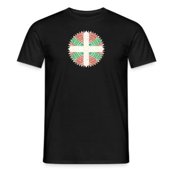 Spanien Euskal Herria Herkunft Basken Urlaub - Männer T-Shirt - Schwarz - Vorne - AI Model Male 178 light (178cm)