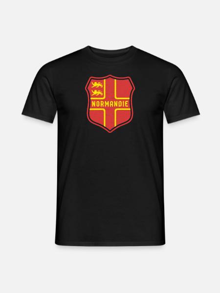 Normannisch Falgge Normandie Region Urlaub Strand - Männer T-Shirt - Schwarz