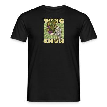 Kampfsport Wing Chun Tsun Selbstverteidigung - Männer T-Shirt - Schwarz - Vorne - AI Model Male 178 light (178cm)