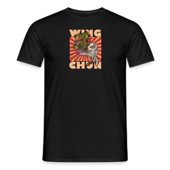 Kampfsport Wing Chun Tsun Selbstverteidigung - Männer T-Shirt - Schwarz - Vorne - AI Model Male 178 light (178cm)
