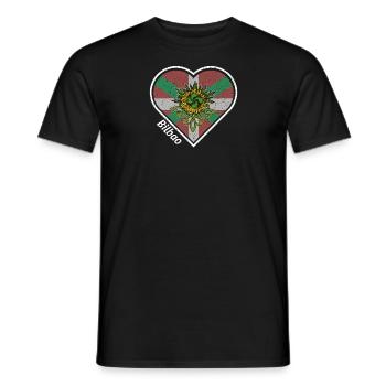Euzkadi Euskal Herria Basken Frankreich Basco - Männer T-Shirt - Schwarz - Vorne - AI Model Male 178 light (178cm)