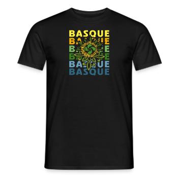 Heuskal Herria Baskenland Region Spanien - Männer T-Shirt - Schwarz - Vorne - AI Model Male 178 light (178cm)