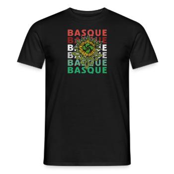 Heuskal Herria Baskenland Region Spanien - Männer T-Shirt - Schwarz - Vorne - AI Model Male 178 light (178cm)