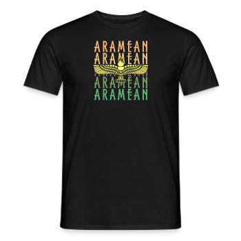 Aramäer aramäische Geschichte Naher Osten - Männer T-Shirt - Schwarz - Vorne - AI Model Male 178 light (178cm)