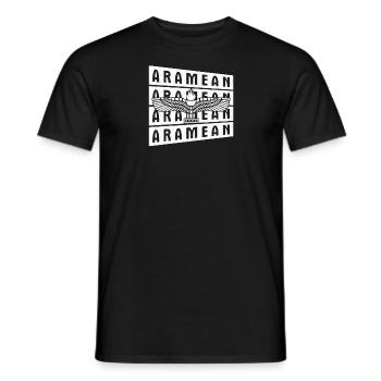 Syrien Naher Osten Antike Aramäische Aramäer - Männer T-Shirt - Schwarz - Vorne - AI Model Male 178 light (178cm)