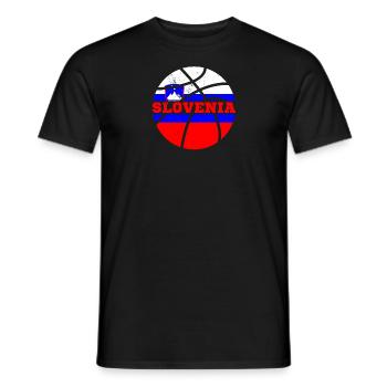 Slowenien Balkanland Slovenija Flagge Reise - Männer T-Shirt - Schwarz - Vorne - AI Model Male 178 light (178cm)