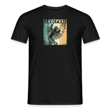 Paradiesvogel Quetazal Antigua Tropisch Guate - Männer T-Shirt - Schwarz - Vorne - AI Model Male 178 light (178cm)