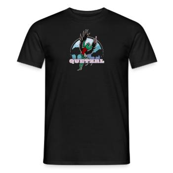 Paradiesvogel Guatemala Quetzal Tropisch Vogel - Männer T-Shirt - Schwarz - Vorne - AI Model Male 178 light (178cm)