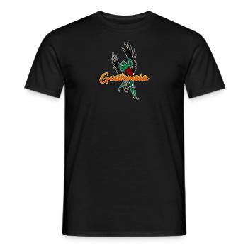Guatemala National Vogel Quetzal Tropisch - Männer T-Shirt - Schwarz - Vorne - AI Model Male 178 light (178cm)