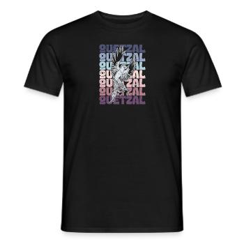 Quetzal Guatemala National Vogel Tropisch Guata - Männer T-Shirt - Schwarz - Vorne - AI Model Male 178 light (178cm)
