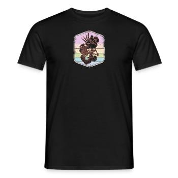 Grillen Chef Koch Vater BBQ Smoker Männergrill - Männer T-Shirt - Schwarz - Vorne - AI Model Male 178 light (178cm)