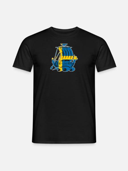 Schweden Skandinavien Sverige Wikinger Volk - Männer T-Shirt - Schwarz