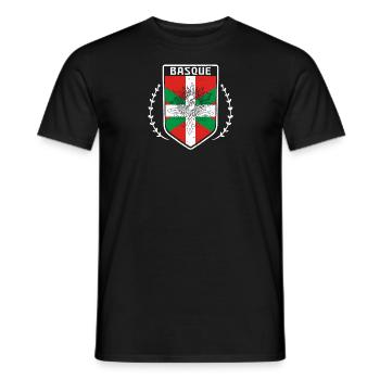 Basken Espana Patriotisch Euskal Herria Land - Männer T-Shirt - Schwarz - Vorne - AI Model Male 178 light (178cm)