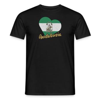 Halbinsel Spanien Andalusien Sevilla Granada - Männer T-Shirt - Schwarz - Vorne - AI Model Male 178 light (178cm)