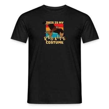 Vogel Beobachten Rotmilan Greifvogel Wald - Männer T-Shirt - Schwarz - Vorne - AI Model Male 178 light (178cm)