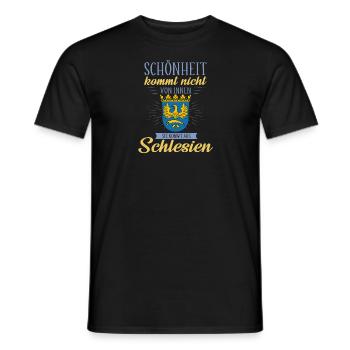 Oberschlesien Deutschland Provinz Region - Männer T-Shirt - Schwarz - Vorne - AI Model Male 178 light (178cm)