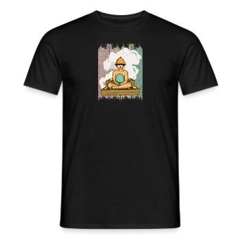 Sento Wellness Spa Entspannung Japan Tokio - Männer T-Shirt - Schwarz - Vorne - AI Model Male 178 light (178cm)