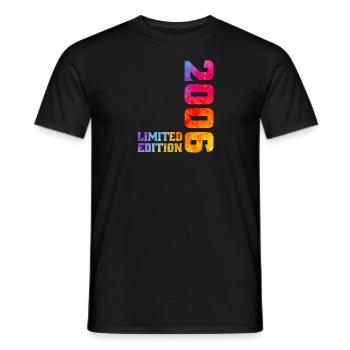 Limited Edition 2006 Anniversary Gift 2006 - Men's T-Shirt - black - Front - AI Model Male 178 light (178cm)