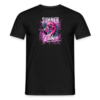 Summer Vibes - Men's T-Shirt - black - Front - AI Model Male 178 light (178cm)
