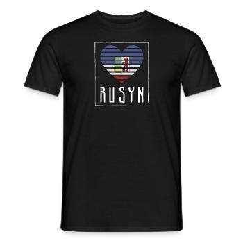 Rusyn Kiewer Rus Slawen Herkunft Karpaten - Männer T-Shirt - Schwarz - Vorne - AI Model Male 178 light (178cm)