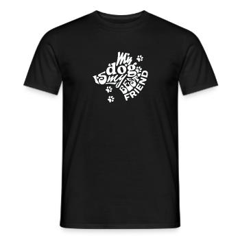 Mon meilleur ami N°1 - T-shirt homme - noir - Devant - AI Model Male 178 light (178cm)