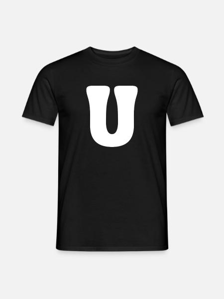 U - T-shirt homme - noir