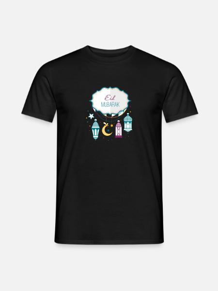 Eid Mubarak - Men's T-Shirt - black