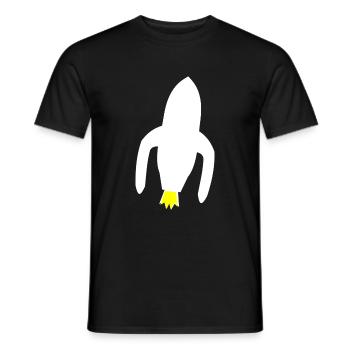 Les pionniers de l’espace - T-shirt homme - noir - Devant - AI Model Male 178 light (178cm)