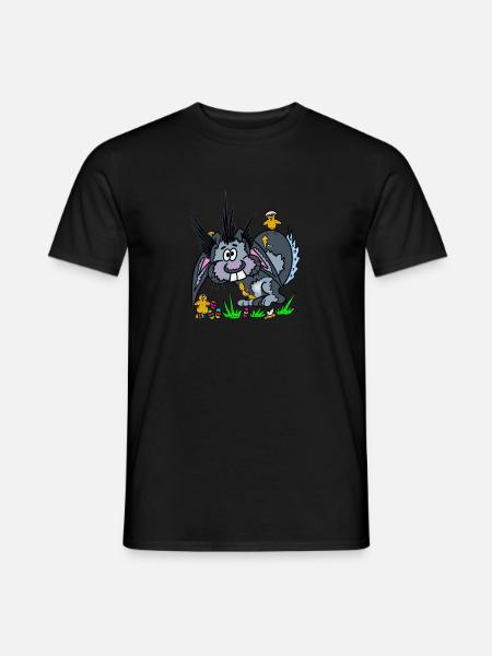 Easter with Kueken - Men's T-Shirt - black