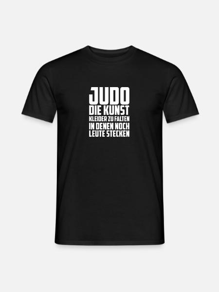 Judo kleider Falten Kampfsport Verteidigung - Männer T-Shirt - Schwarz