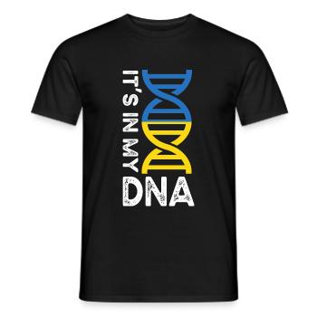 Ukraine - Männer T-Shirt - Schwarz - Vorne - AI Model Male 178 light (178cm)