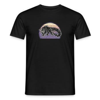 Polynesien Binturong Natur Tierwelt Asien - Männer T-Shirt - Schwarz - Vorne - AI Model Male 178 light (178cm)