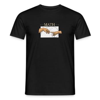 Fibonacci Zahlen Mathe Kunst Geometrie Geek - Männer T-Shirt - Schwarz - Vorne - AI Model Male 178 light (178cm)