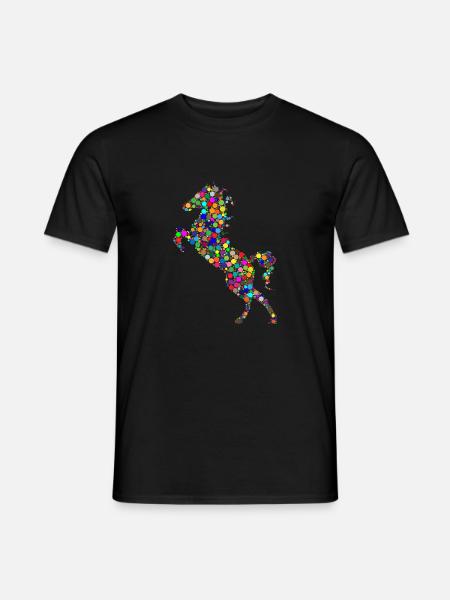 horse104 - Men's T-Shirt - black