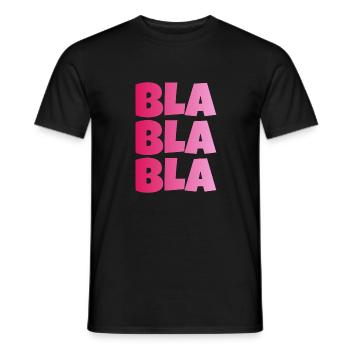 BLA BLA BLAS - T-shirt homme - noir - Devant - AI Model Male 178 light (178cm)